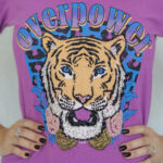 T-SHIRT ROXA <br> TIGRE - Image 3